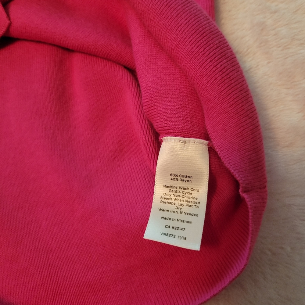 Talbots Pink Kelly Cardigan - Picture 5 of 6
